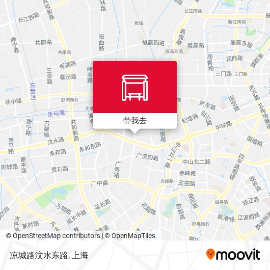 凉城路汶水东路地图