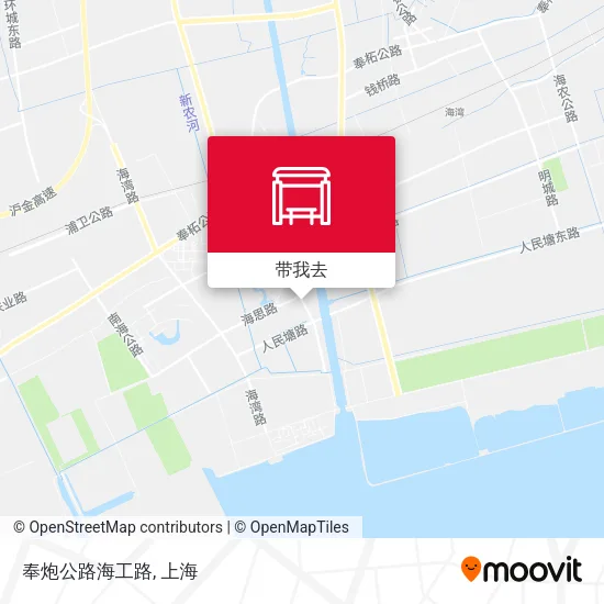 奉炮公路海工路地图