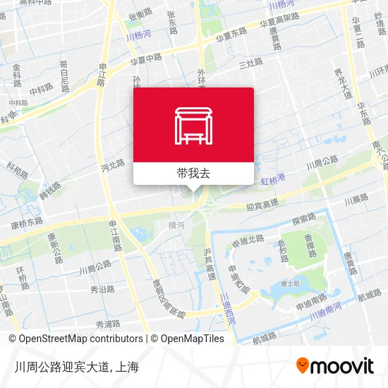 川周公路迎宾大道地图
