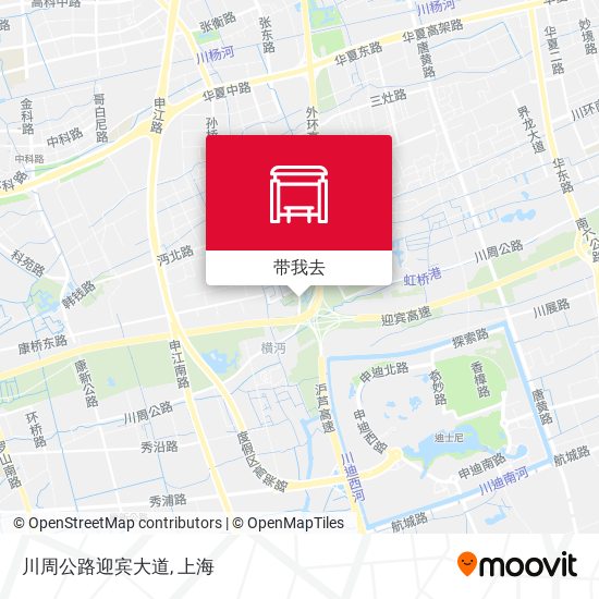 川周公路迎宾大道地图