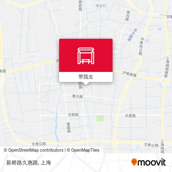 新桥路久惠路地图
