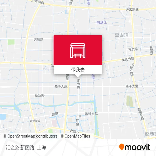 汇金路新团路地图