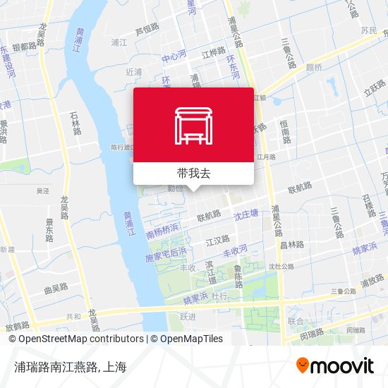 浦瑞路南江燕路地图