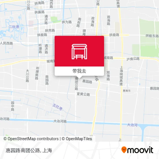 惠园路南团公路地图