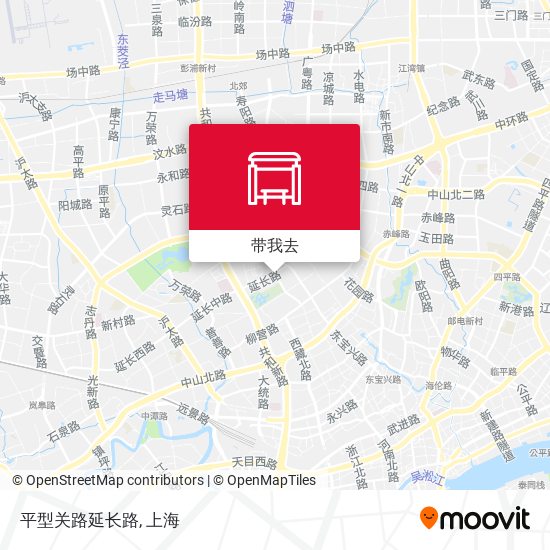 平型关路延长路地图