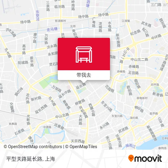 平型关路延长路地图