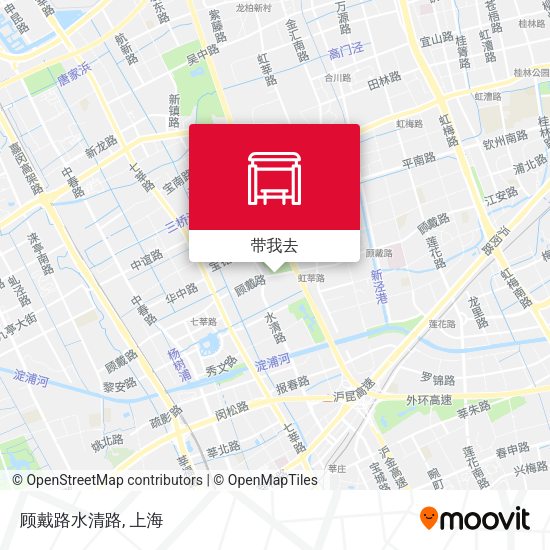 顾戴路水清路地图