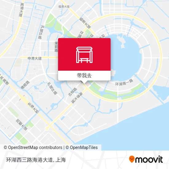 环湖西三路海港大道地图
