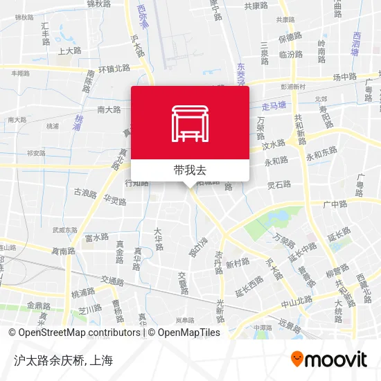 沪太路余庆桥地图