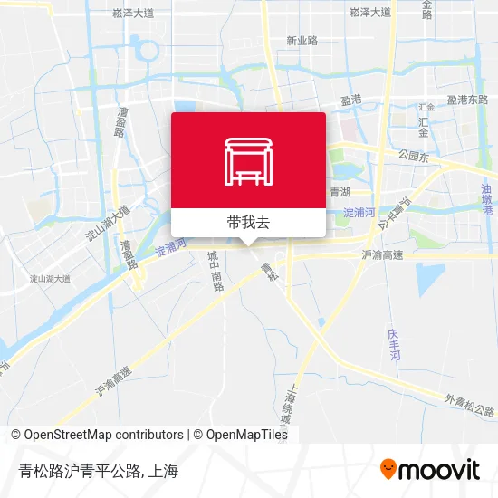 青松路沪青平公路地图