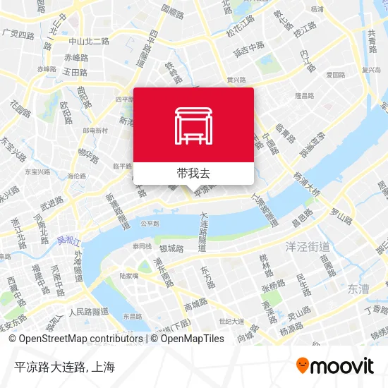 平凉路大连路地图