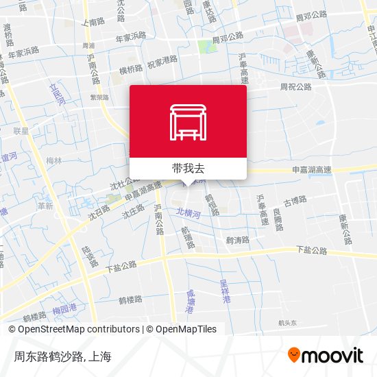 周东路鹤沙路地图