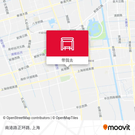 南港路正环路地图