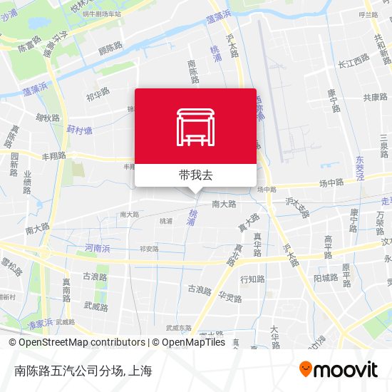 南陈路五汽公司分场地图