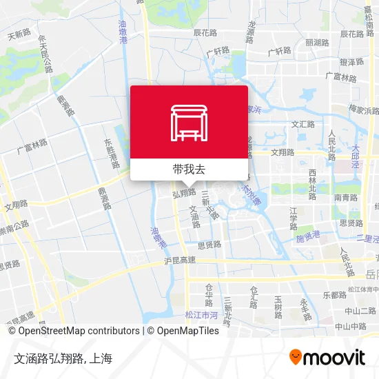 文涵路弘翔路地图