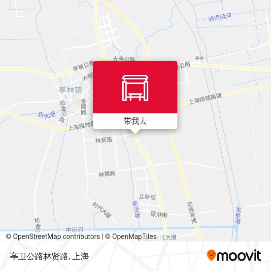 亭卫公路林贤路地图
