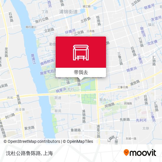 沈杜公路鲁陈路地图