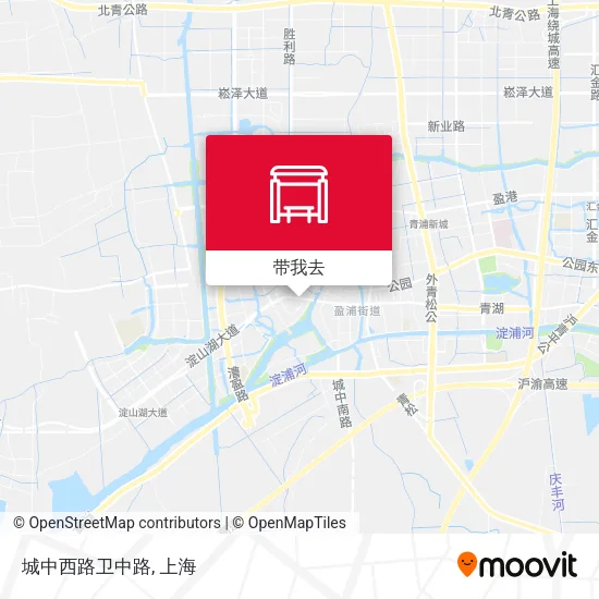 城中西路卫中路地图