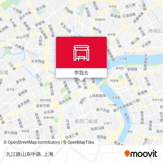 九江路山东中路地图