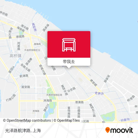 光泽路航津路地图