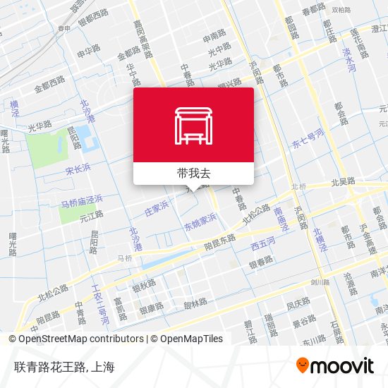 联青路花王路地图