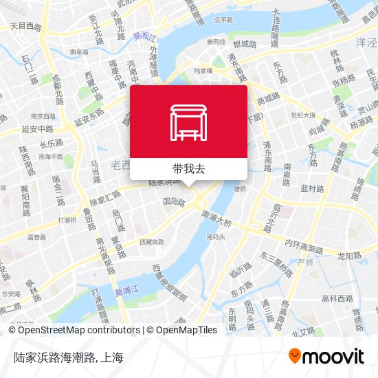 陆家浜路海潮路地图
