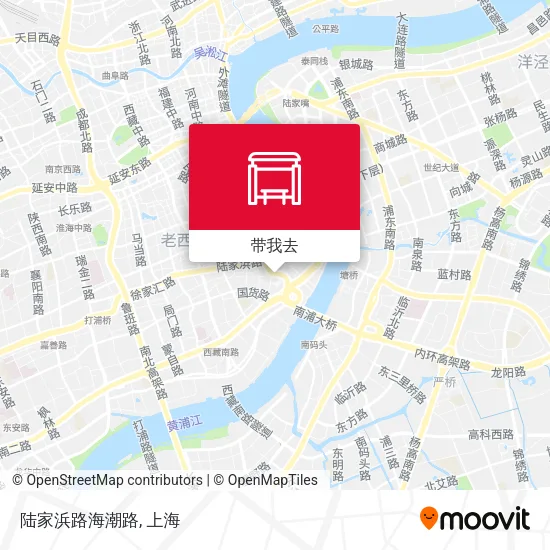 陆家浜路海潮路地图