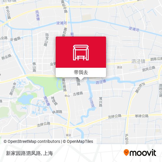 新家园路泗凤路地图