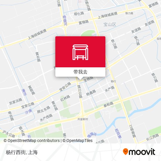 杨行西街地图