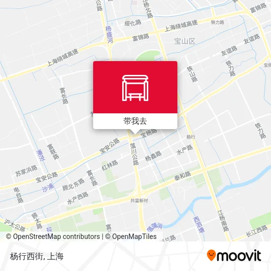 杨行西街地图