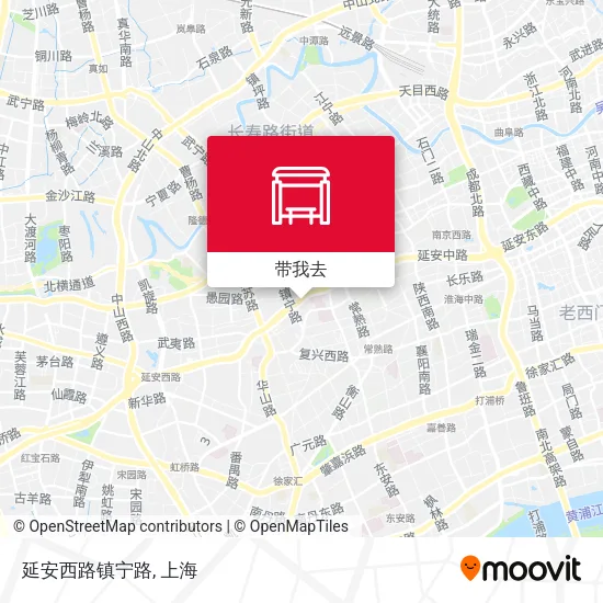 延安西路镇宁路地图