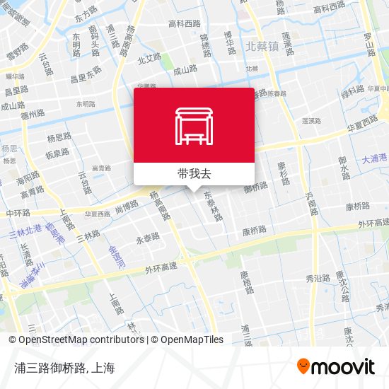 浦三路御桥路地图