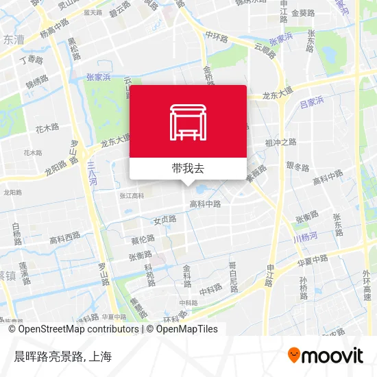 晨晖路亮景路地图
