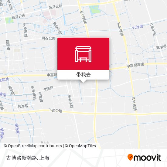 古博路新瀚路地图