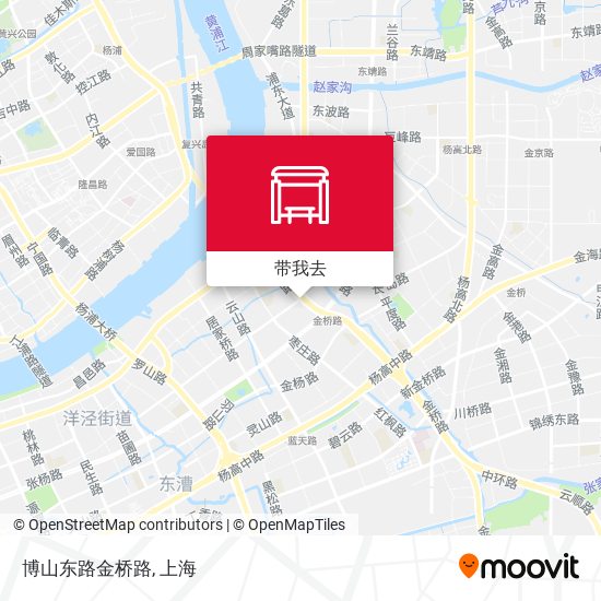 博山东路金桥路地图