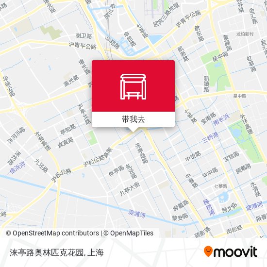 涞亭路奥林匹克花园地图