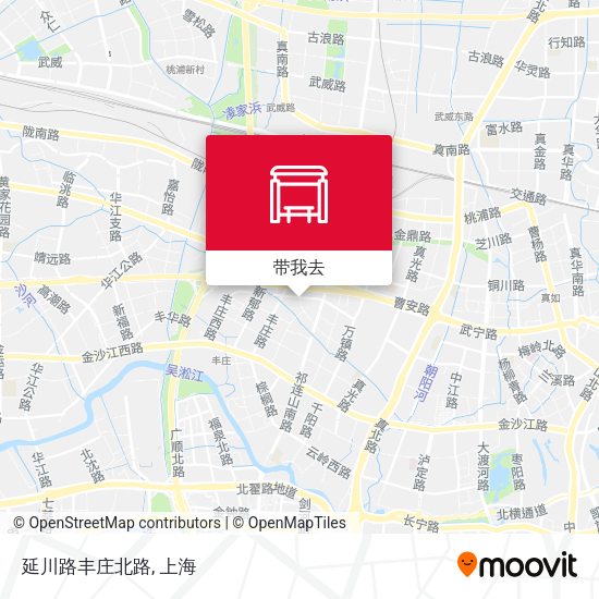 延川路丰庄北路地图