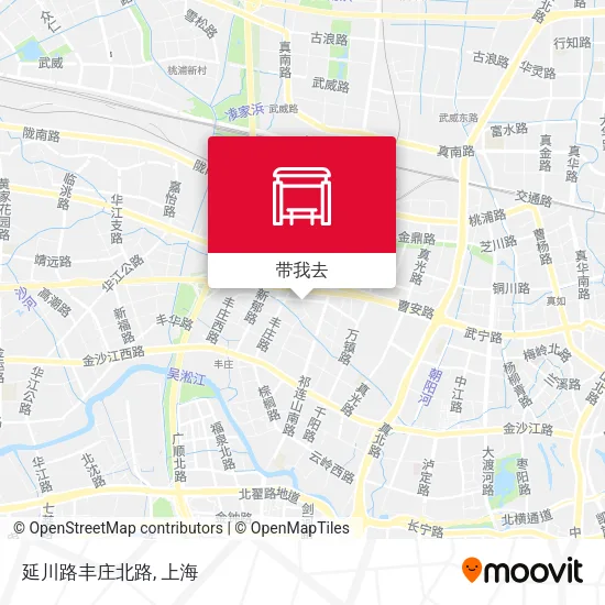延川路丰庄北路地图