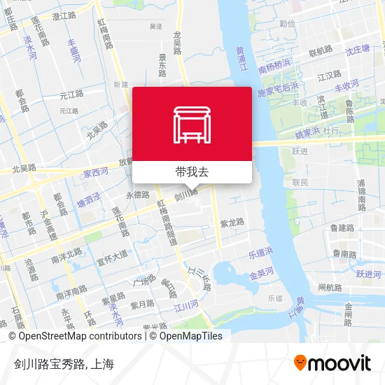 剑川路宝秀路地图