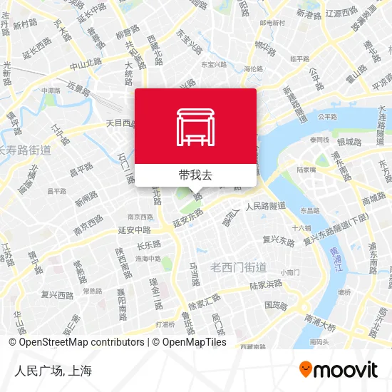 人民广场地图