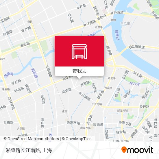 淞肇路长江南路地图