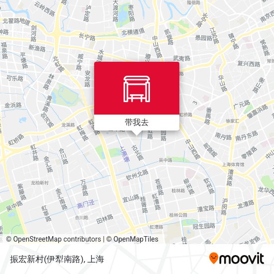 振宏新村(伊犁南路)地图