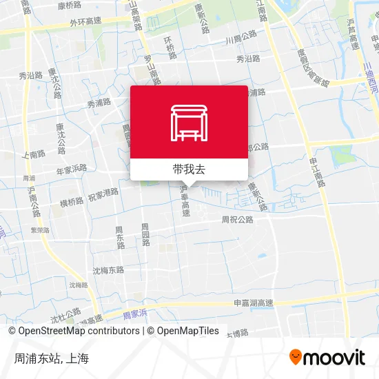 周浦东站地图