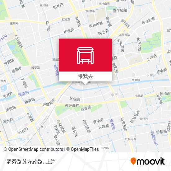 罗秀路莲花南路地图