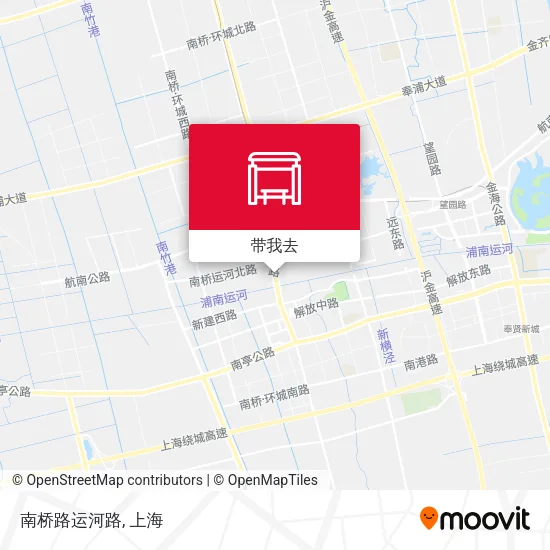 南桥路运河路地图