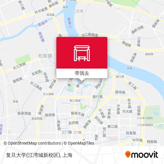 复旦大学(江湾城新校区)地图