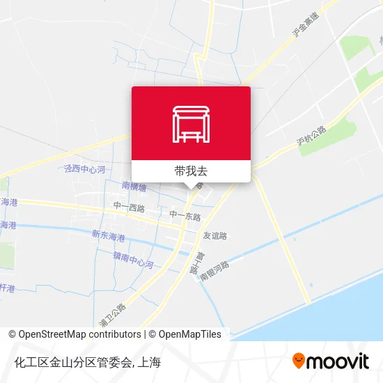 化工区金山分区管委会地图