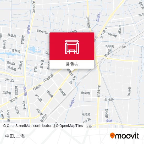 申田地图