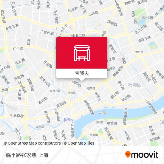 临平路张家巷地图