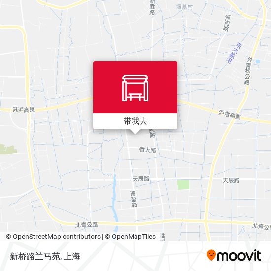新桥路兰马苑地图